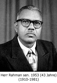 Rahman sen. im Jahre 1953